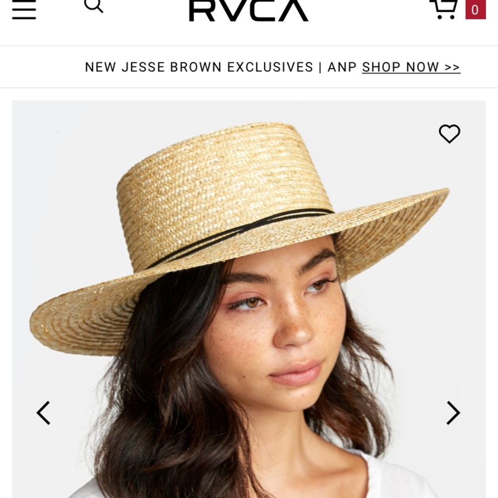 Rvca straw hat